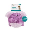 OUTWARD HOUND Jumbros Grunting Dog Toy Ball Purple Elephant