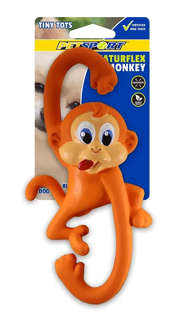 PETSPORT NaturFlex Tiny Tots Monkey 6"