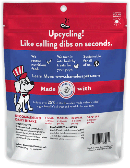 SHAMELESS PETS Soft Dog Treats Grillin 'n Chillin 6oz