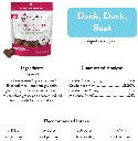 SHAMELESS PETS Soft Baked Dog Treats Duck, Duck, Beet 6oz