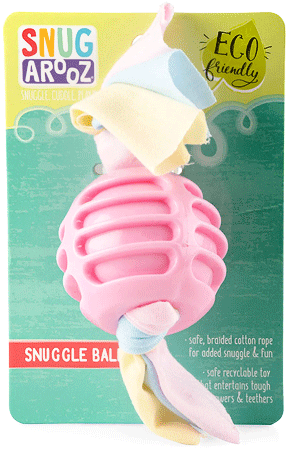 SNUGAROOZ Eco Friendly Snuggle Ball Pink