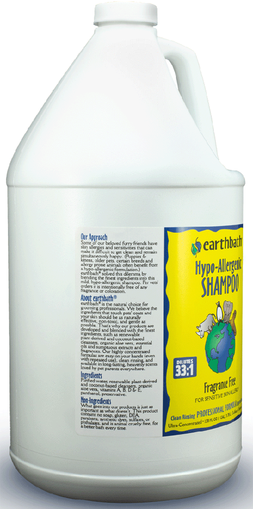 EARTHBATH Hypo-Allergenic Shampoo Fragrance-Free Gallon