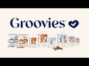 GROOVIES Dog Dental Chew Gravity Box Medium 25ct