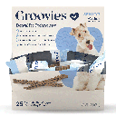 GROOVIES Senior Dog Dental Chews Gravity Box Medium 25ct