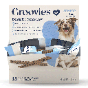 GROOVIES Senior Dog Dental Chews Gravity Box Large 18ct