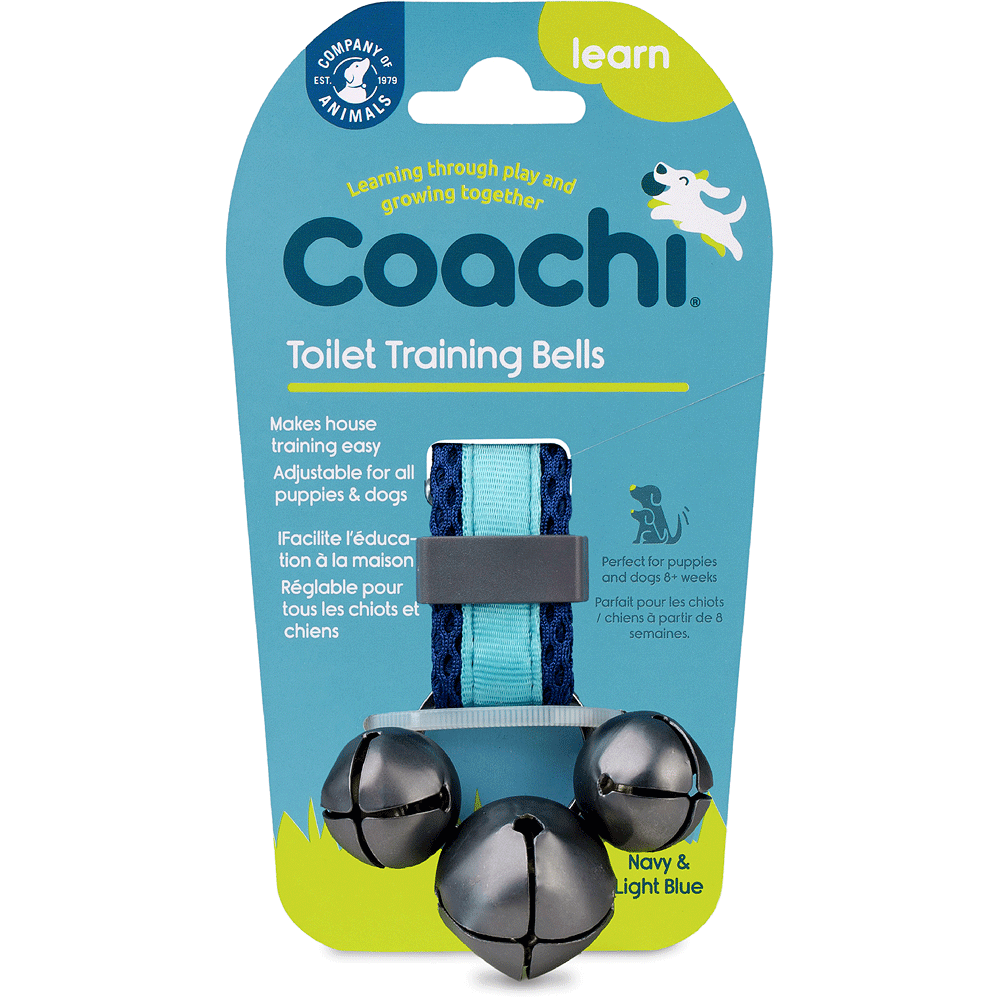 COACHI Toliet Training Bells Navy/Lt Blue