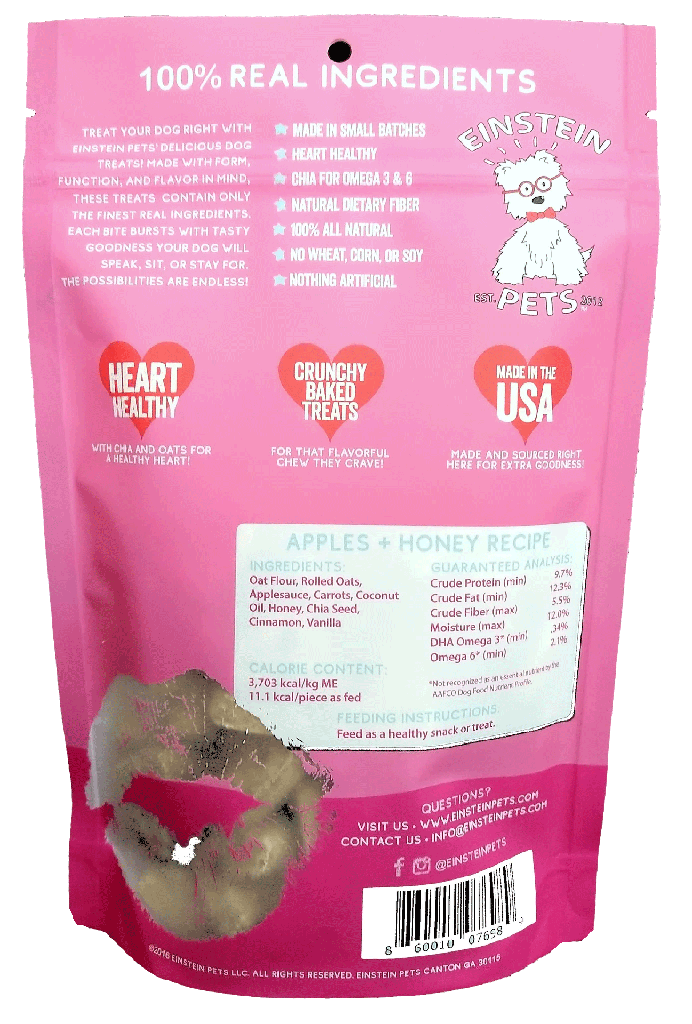 EINSTEIN PETS Mommy's Kisses Dog Treats 6oz