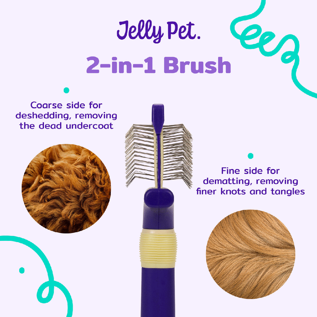 JELLY PET Double Sided Slicker Brush Small