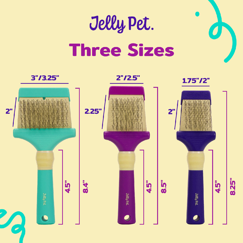 JELLY PET Double Sided Slicker Brush Medium