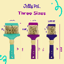 JELLY PET Double Sided Slicker Brush Large