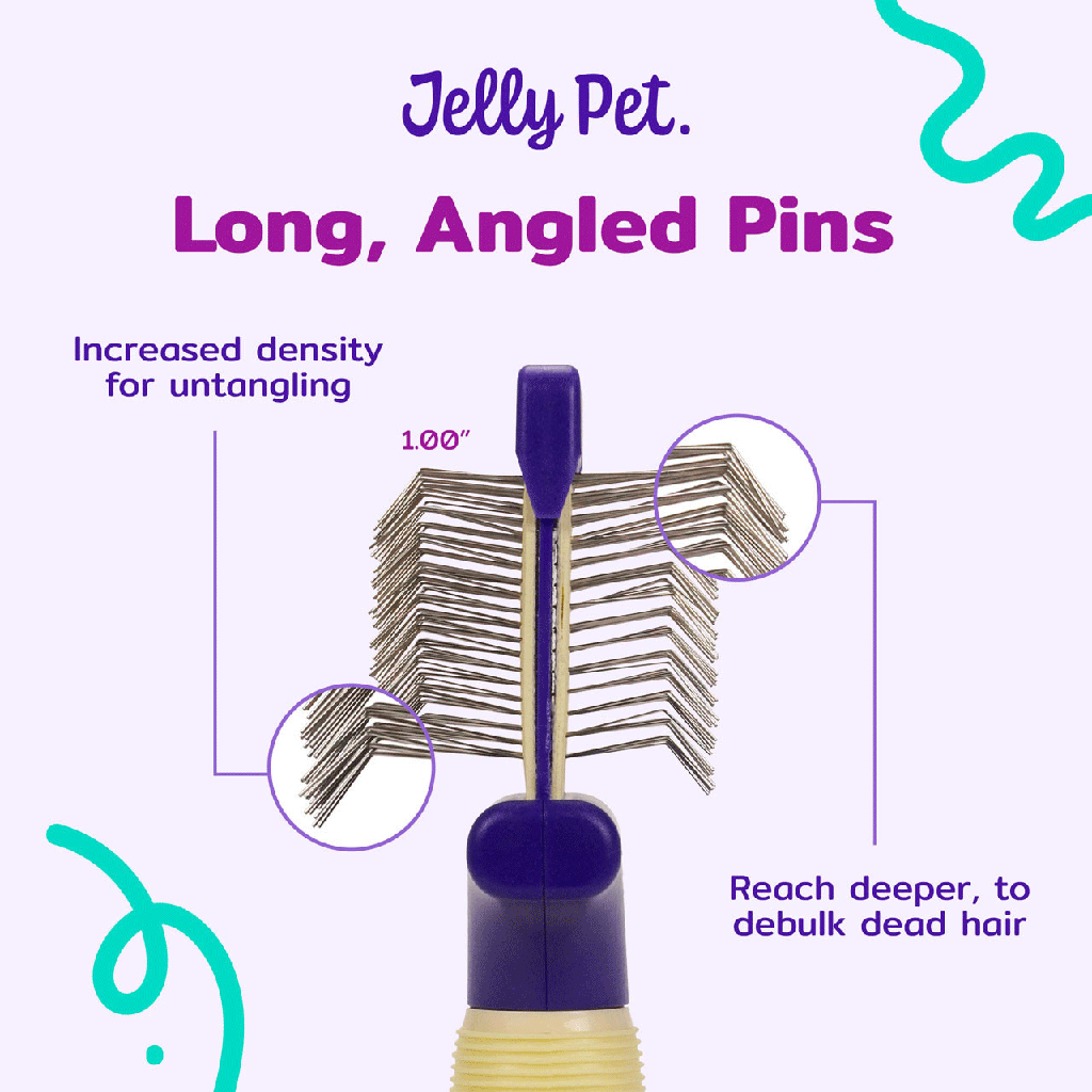 JELLY PET Double Sided Slicker Brush Large