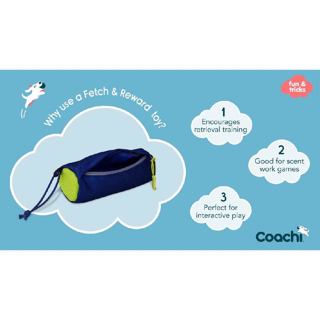 COACHI Fetch & Reward Navy/Lime