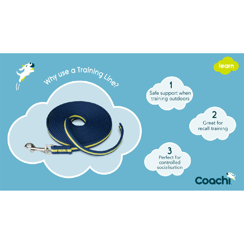 COACHI Training Line Navy/Lime 5m