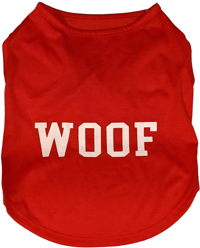 COSMO Woof Tee Shirt Red S