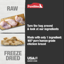 PURE BITES Freeze Dried Chicken Breast 6.2oz