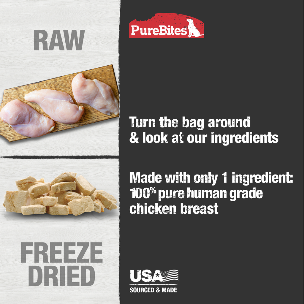 PURE BITES Freeze Dried Chicken Breast 11.6oz