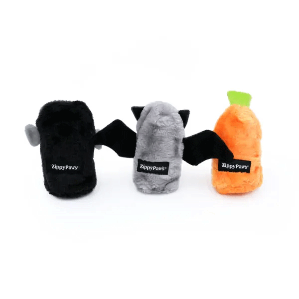 ZIPPYPAWS Halloween Squeakie Buddies 3pk