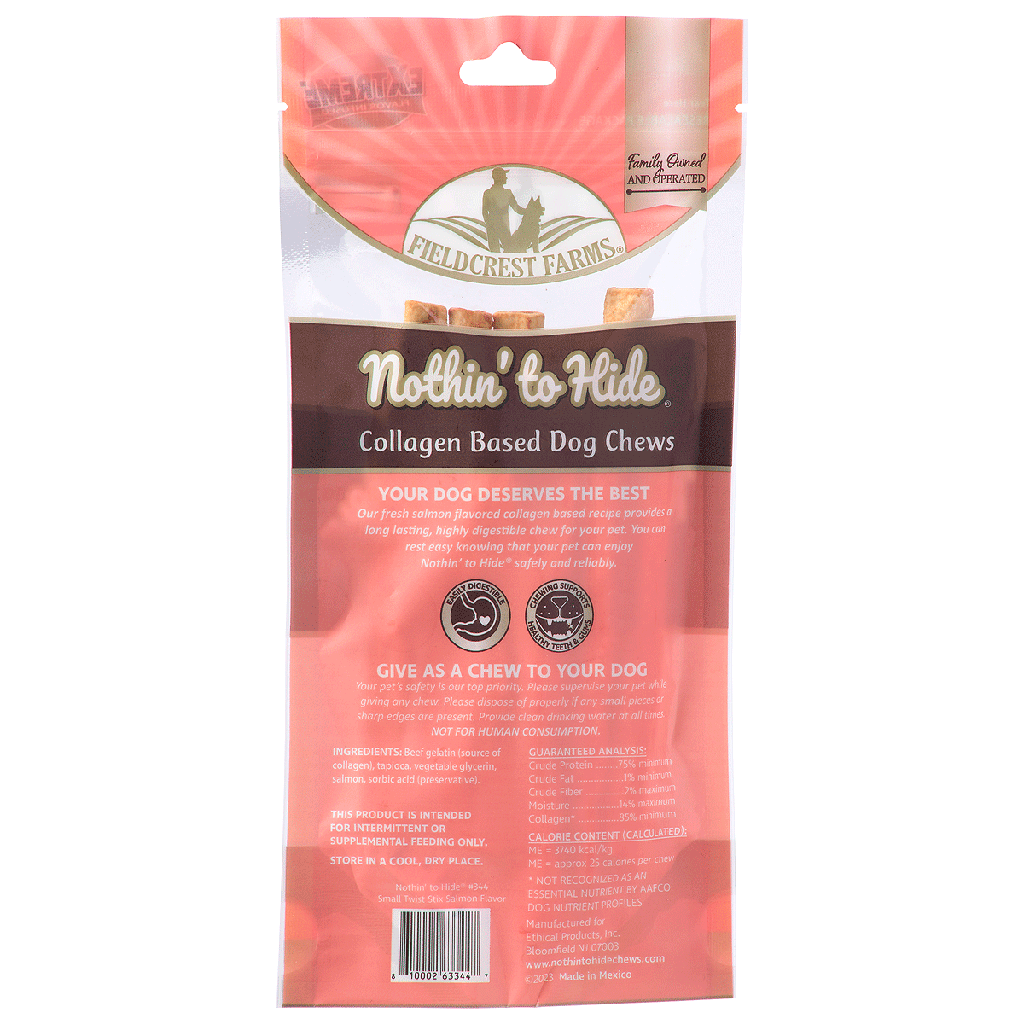 FIELDCREST FARMS Nothin' to Hide Twist Stix Small 6" Salmon 10pk