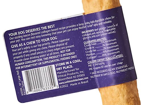 FIELDCREST FARMS Nothin' to Hide Large Roll 10" Bacon