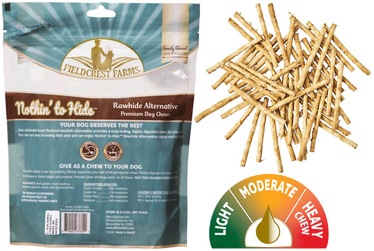 FIELDCREST FARMS Nothin' To Hide Twist Stix Beef 50pk