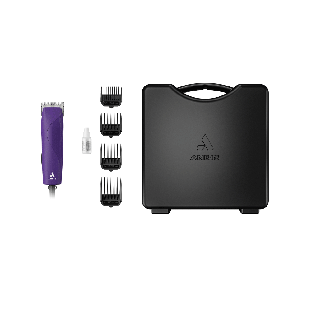 ANDIS Pro-Animal Clipper Kit  7pc - Purple