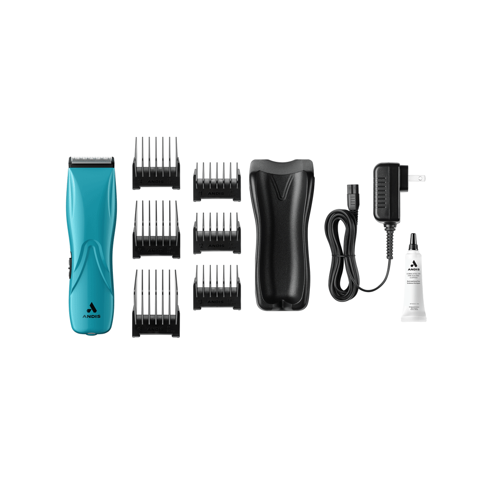 ANDIS Pulse Li 5 Cordless Clipper w/Adj Blade - Teal