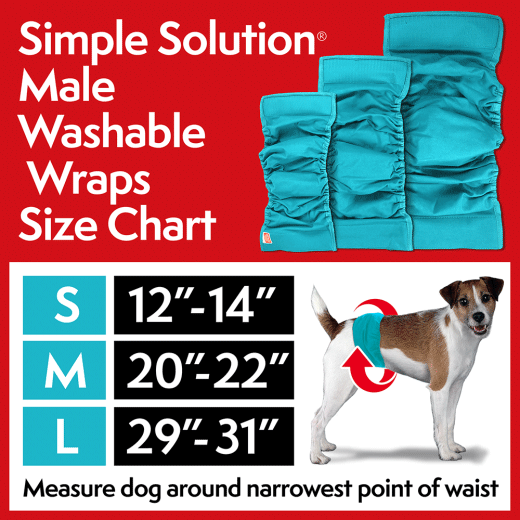 SIMPLE SOLUTION Washable Male Wrap S