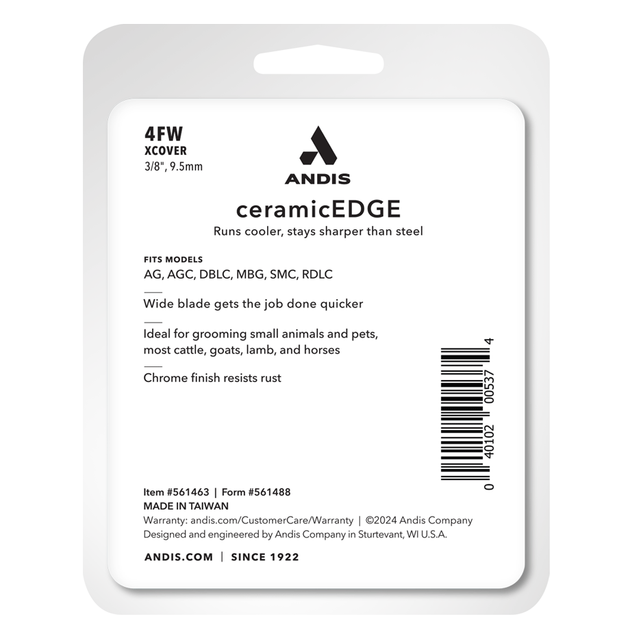 ANDIS CeramicEdge Wide Blade - #4FW (3/8")