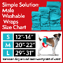 SIMPLE SOLUTION Washable Male Wrap M