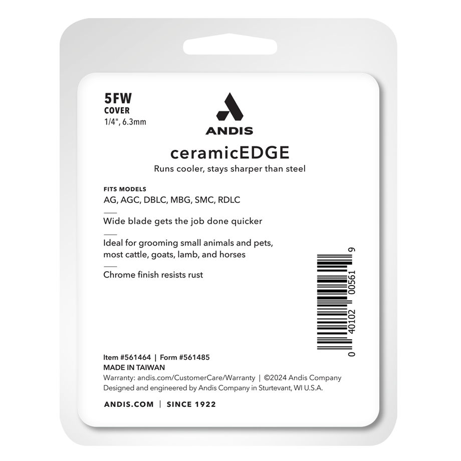 ANDIS CeramicEdge Wide Blade - #5FW (1/4")