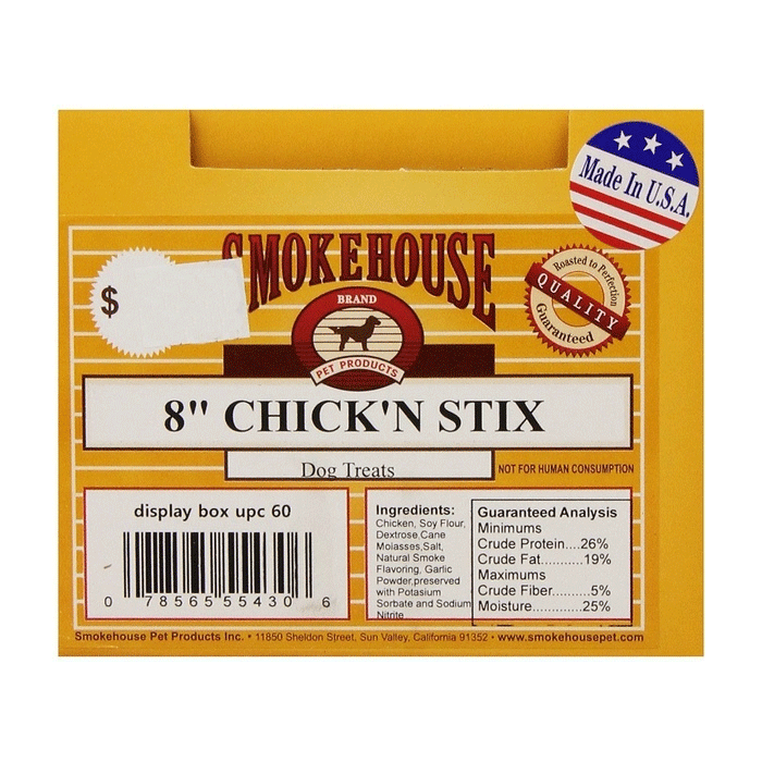 SMOKEHOUSE Chicken Stix 60ct Display