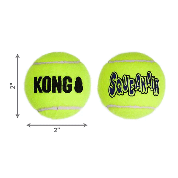 KONG Squeaker Tennis Ball 3pk S