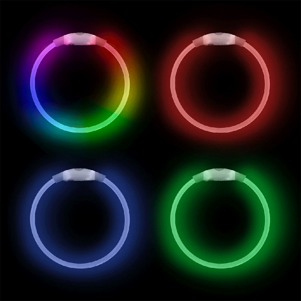 NITE IZE NiteMeow LED Safety Necklace Rechargeable Disc-O Select