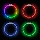 NITE IZE NiteMeow LED Safety Necklace Rechargeable Disc-O Select