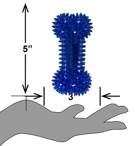 PETSPORT Tiny Tots Gorilla Spiky Bone 4.5"