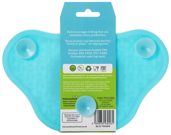 PetDreamHouse PAW Lick Pad Blue