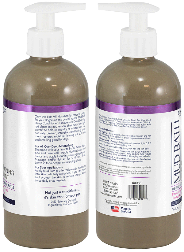 BOBBI PANTER Mud Bath Deep Conditioning Treatment 16oz