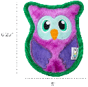 OUTWARD HOUND Invincibles Owl Purple XS