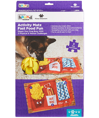 OUTWARD HOUND Activity Matz Fast Food Fun Dog Puzzle Mat