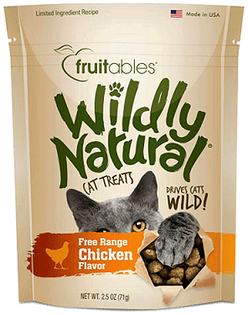 FRUITABLES Wildly Natural Cat Treats - Chicken 2.5oz