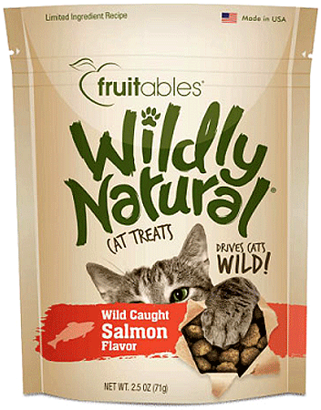 FRUITABLES Wildly Natural Cat Treats - Salmon 2.5oz