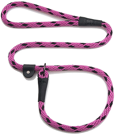 MENDOTA Slip Lead 1/2" x 6' Black Ice Raspberry