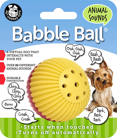 *PETQWERKS Animal Sounds Ball S