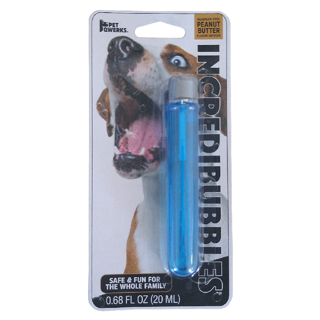 PETQWERKS Doggy Incredibubbles Peanut Butter