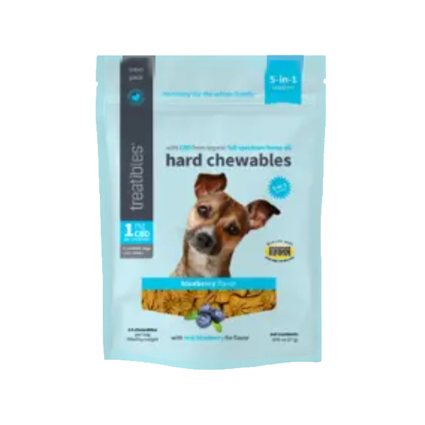 TREATIBLES Grain Free Blueberry Chews 1mg Small 14ct