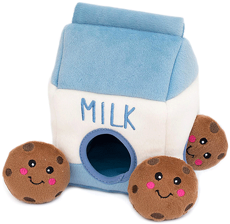 *ZIPPYPAWS Zippy Burrow Milk and Cookies