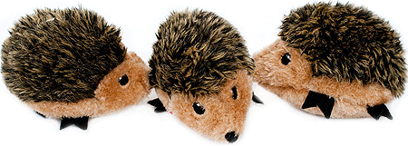 ZIPPYPAWS Zippy Miniz 3-Pack Hedgehogs