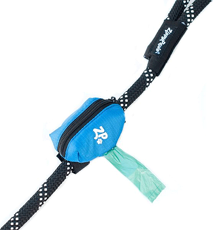 *ZIPPYPAWS Adventure Leash Bag Blue