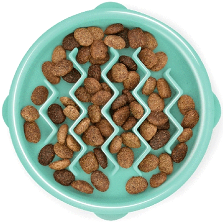 OUTWARD HOUND Fun Feeder Slo-Bowl Mint S