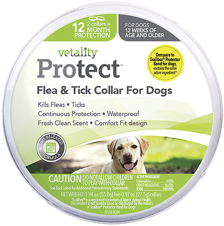 VETALITY Protect Flea & Tick Collar 12m